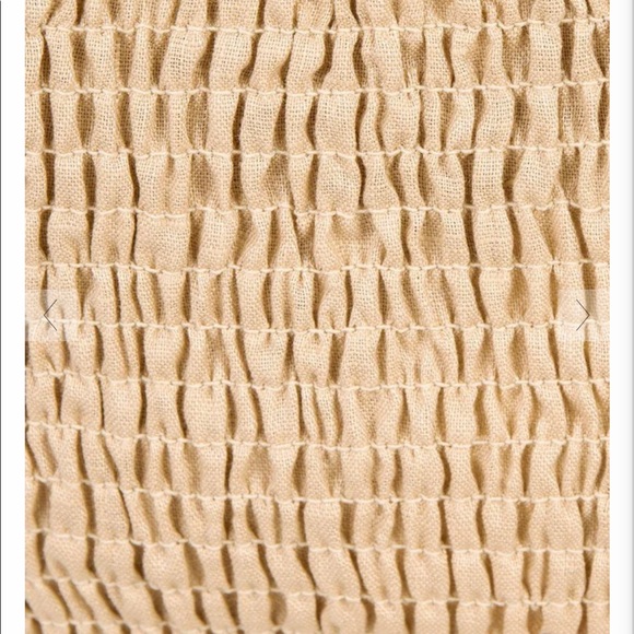 dissh MAISIE STONE LINEN CROP TOP sz  aus 14 usa 10. - Picture 4 of 4